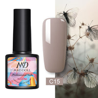 MAD DOLL 8ml 60 Colors Gel Nail Polish  Nail Color Nail Gel varnish Soak Off UV Gel Varnish Base Coat No Wipe Top Coat