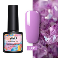 MAD DOLL 8ml 60 Colors Gel Nail Polish  Nail Color Nail Gel varnish Soak Off UV Gel Varnish Base Coat No Wipe Top Coat