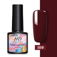 MAD DOLL 8ml 60 Colors Gel Nail Polish  Nail Color Nail Gel varnish Soak Off UV Gel Varnish Base Coat No Wipe Top Coat