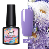 MAD DOLL 8ml 60 Colors Gel Nail Polish  Nail Color Nail Gel varnish Soak Off UV Gel Varnish Base Coat No Wipe Top Coat