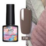 MAD DOLL 8ml 60 Colors Gel Nail Polish  Nail Color Nail Gel varnish Soak Off UV Gel Varnish Base Coat No Wipe Top Coat