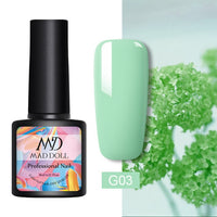 MAD DOLL 8ml 60 Colors Gel Nail Polish  Nail Color Nail Gel varnish Soak Off UV Gel Varnish Base Coat No Wipe Top Coat