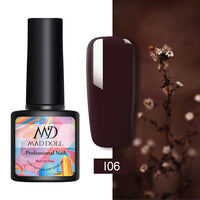 MAD DOLL 8ml 60 Colors Gel Nail Polish  Nail Color Nail Gel varnish Soak Off UV Gel Varnish Base Coat No Wipe Top Coat