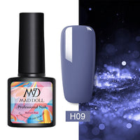 MAD DOLL 8ml 60 Colors Gel Nail Polish  Nail Color Nail Gel varnish Soak Off UV Gel Varnish Base Coat No Wipe Top Coat