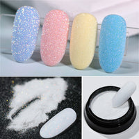 1Box Sugar Nail Powder  Glitter Nail Dust Powder Laser Gradient Nail Pigment  Glitter Nail Art Decoration