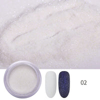 1Box Sugar Nail Powder  Glitter Nail Dust Powder Laser Gradient Nail Pigment  Glitter Nail Art Decoration