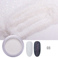 1Box Sugar Nail Powder  Glitter Nail Dust Powder Laser Gradient Nail Pigment  Glitter Nail Art Decoration