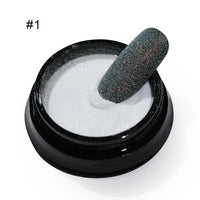 1Box Sugar Nail Powder  Glitter Nail Dust Powder Laser Gradient Nail Pigment  Glitter Nail Art Decoration