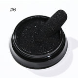 1Box Sugar Nail Powder  Glitter Nail Dust Powder Laser Gradient Nail Pigment  Glitter Nail Art Decoration