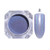 1Box Sugar Nail Powder  Glitter Nail Dust Powder Laser Gradient Nail Pigment  Glitter Nail Art Decoration