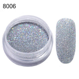 1Box Sugar Nail Powder  Glitter Nail Dust Powder Laser Gradient Nail Pigment  Glitter Nail Art Decoration