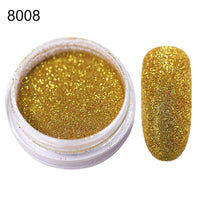 1Box Sugar Nail Powder  Glitter Nail Dust Powder Laser Gradient Nail Pigment  Glitter Nail Art Decoration